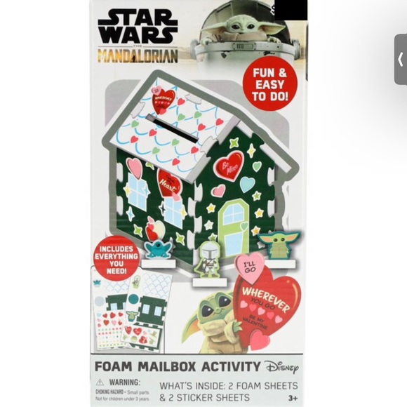 Disney Mandalorian Baby Yoda Foam Mailbox Craft Kit - Picture 1 of 3